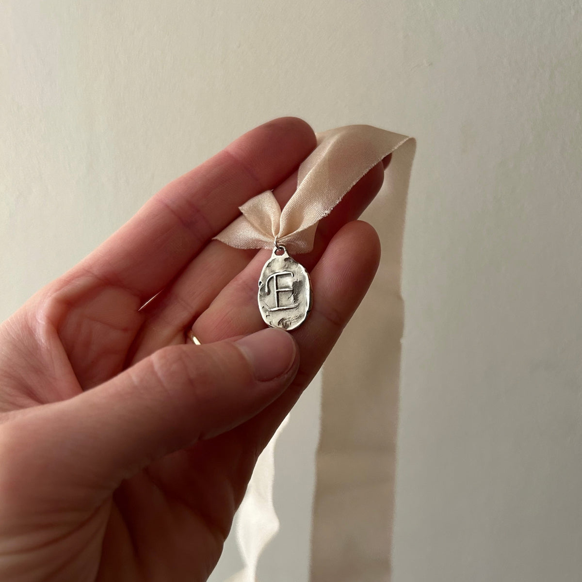 Personalised Sterling Silver Initial Pendant - MADE TO ORDER