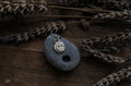 Handcrafted Sterling Silver Crescent Moon Pendant II