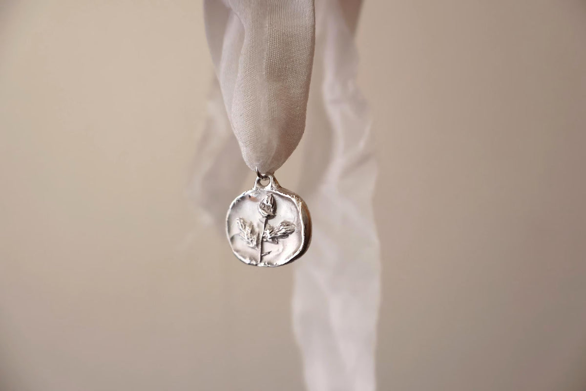 Handcrafted Sterling Silver Oak Leaf Pendant